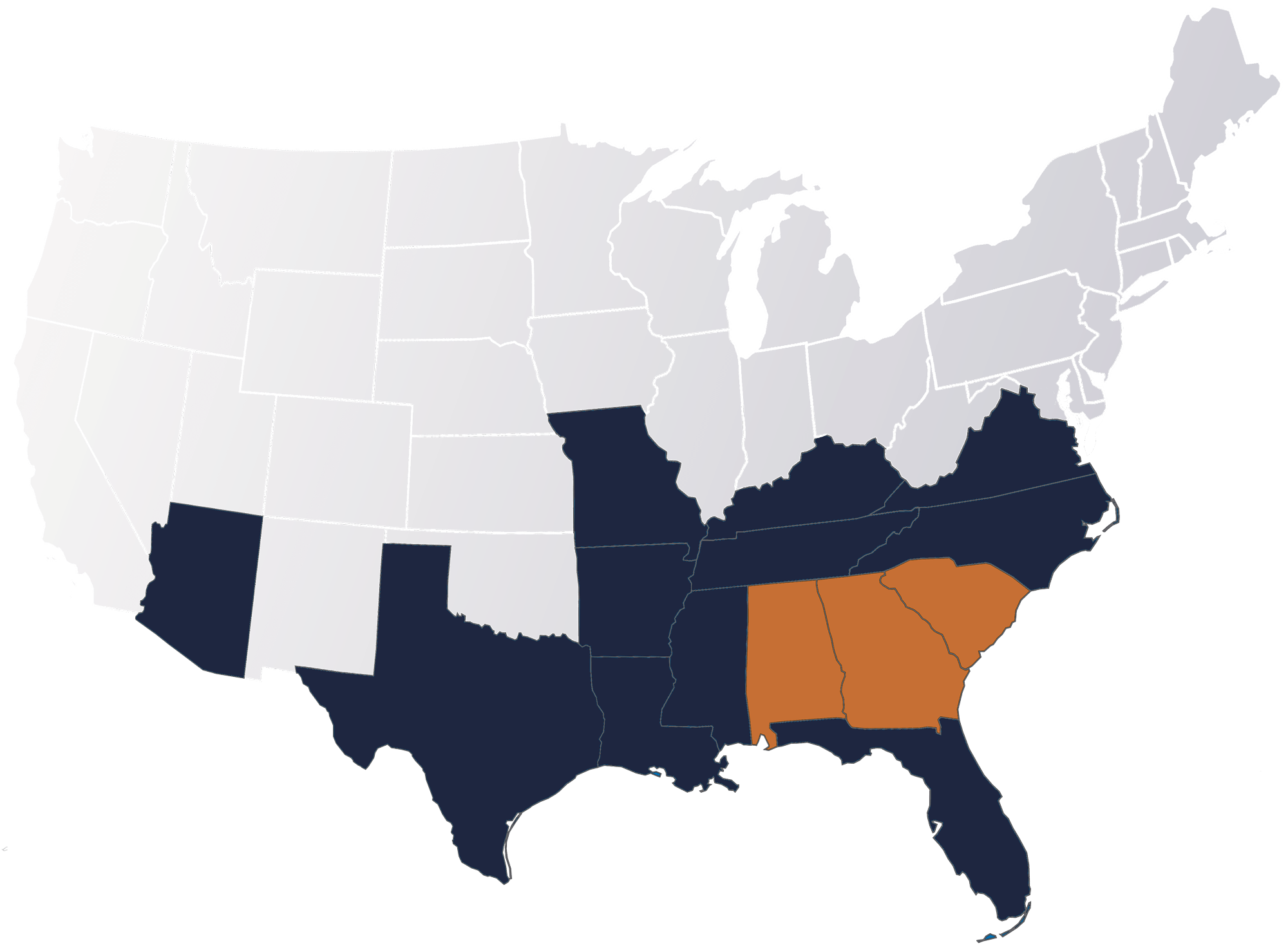 licensed and experience map